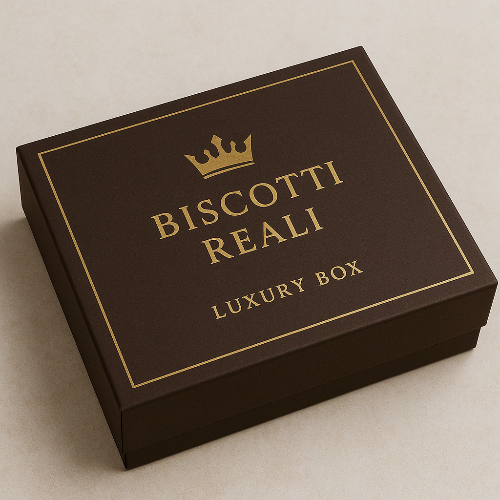 Biscotti Reali” – Luxury Box con Oro Alimentare